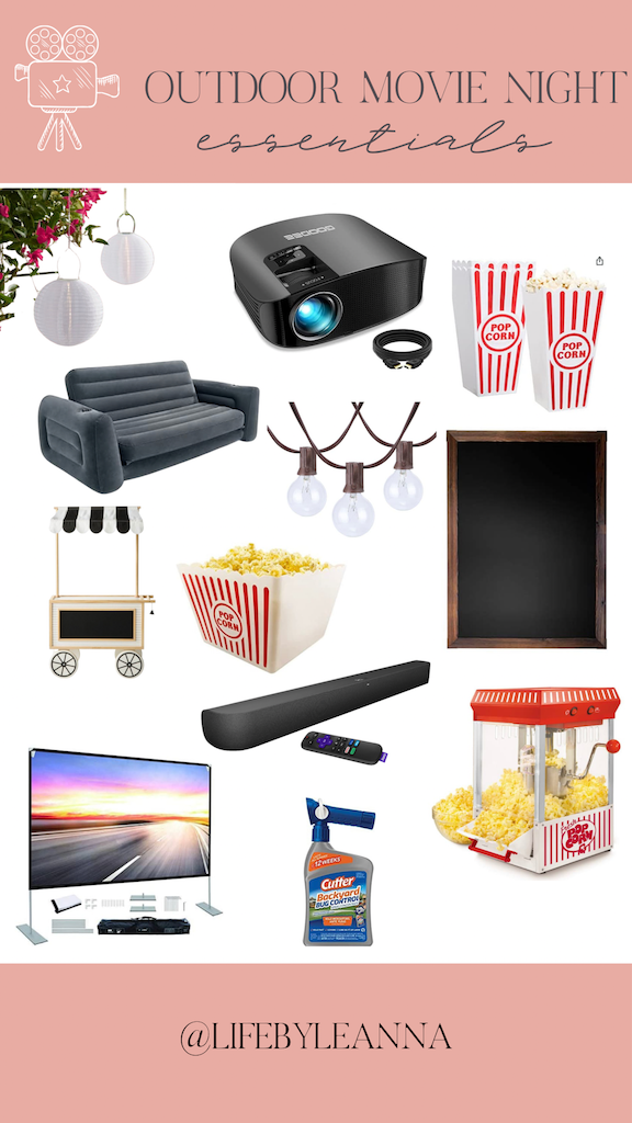 outdoor movie night essentials