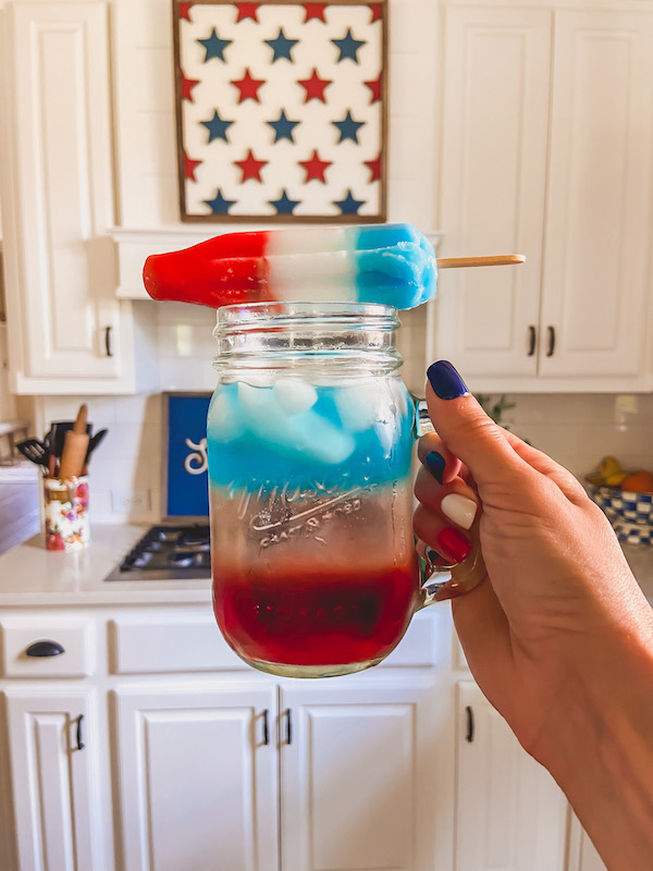 patriotic layered cocktail