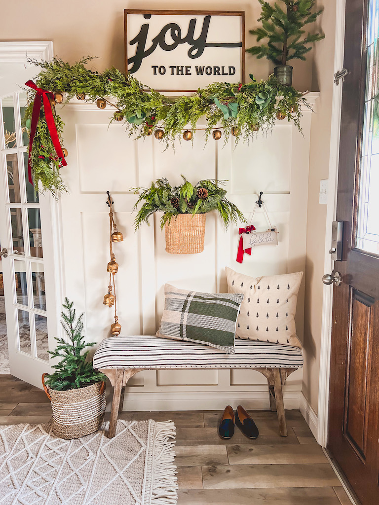 christmas entryway