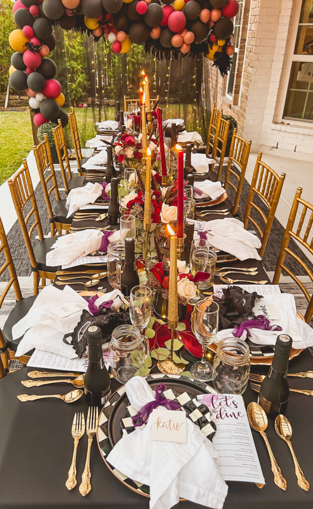 Halloween Party Tablescape