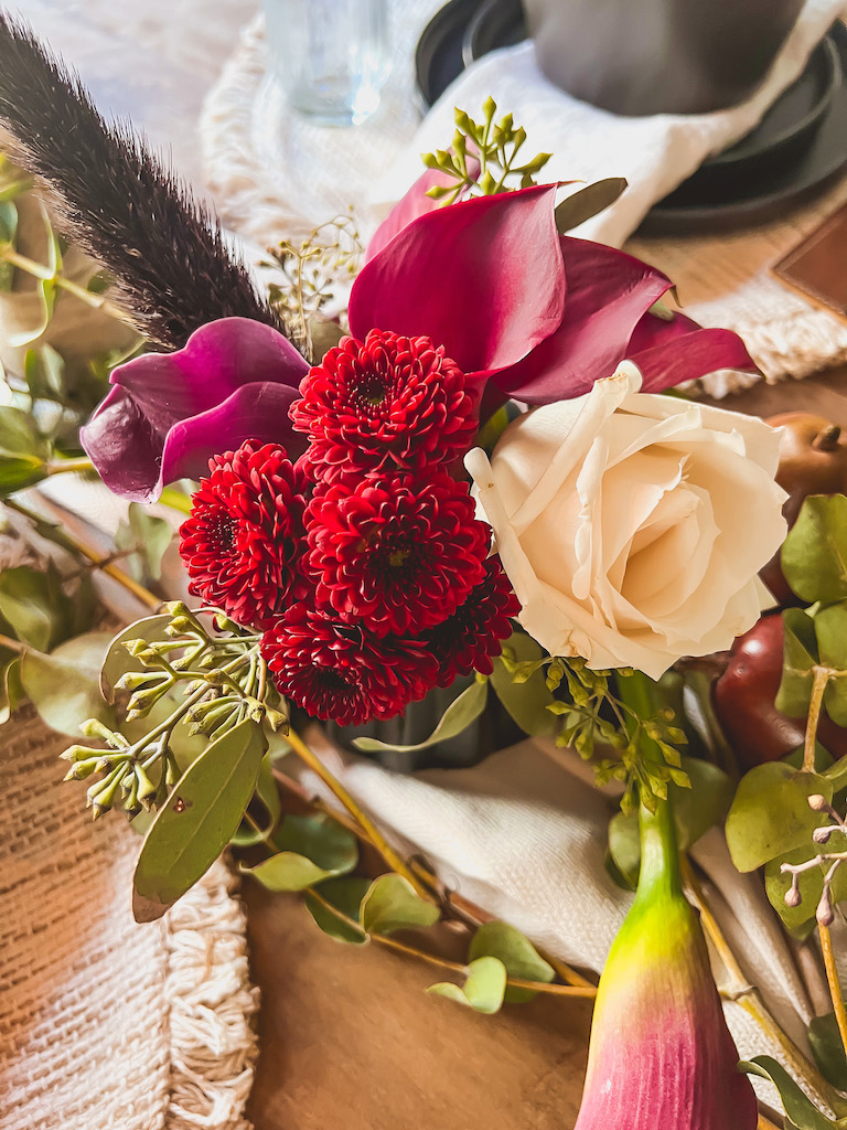 Thanksgiving floral centerpiece