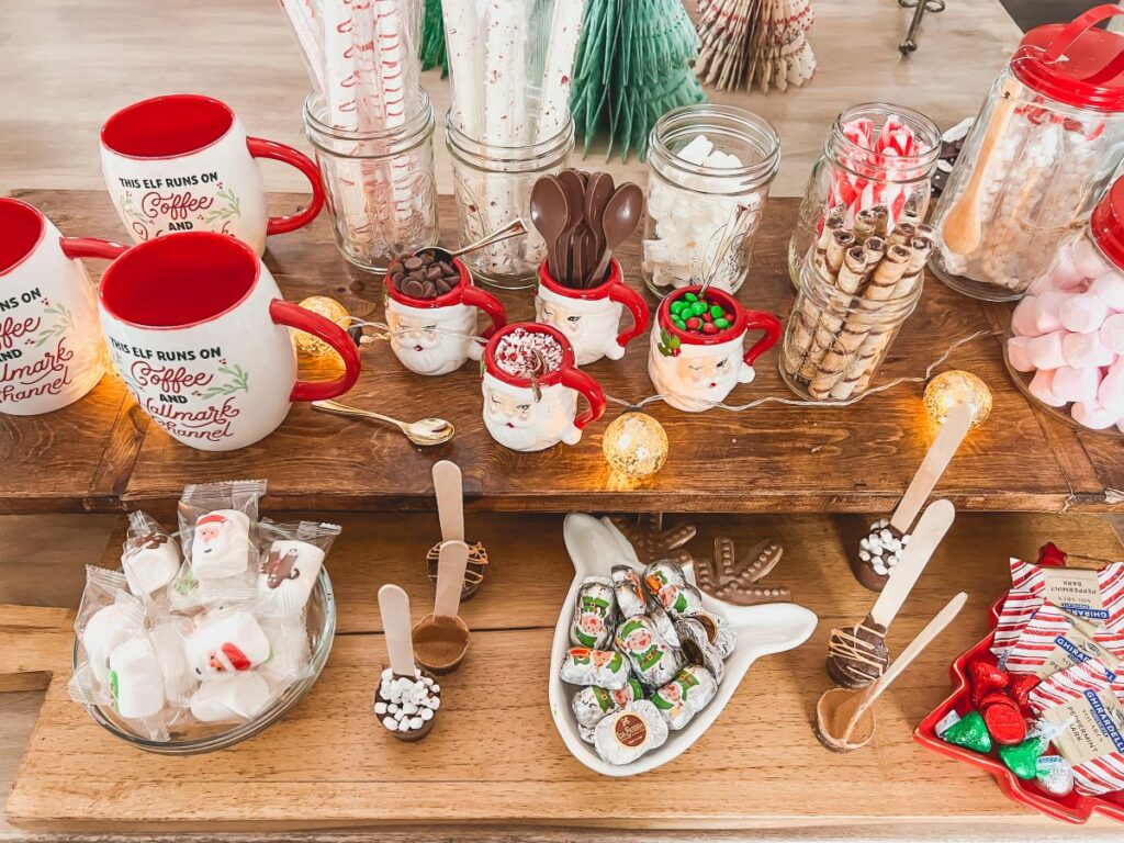 Hot Chocolate Bar with lights