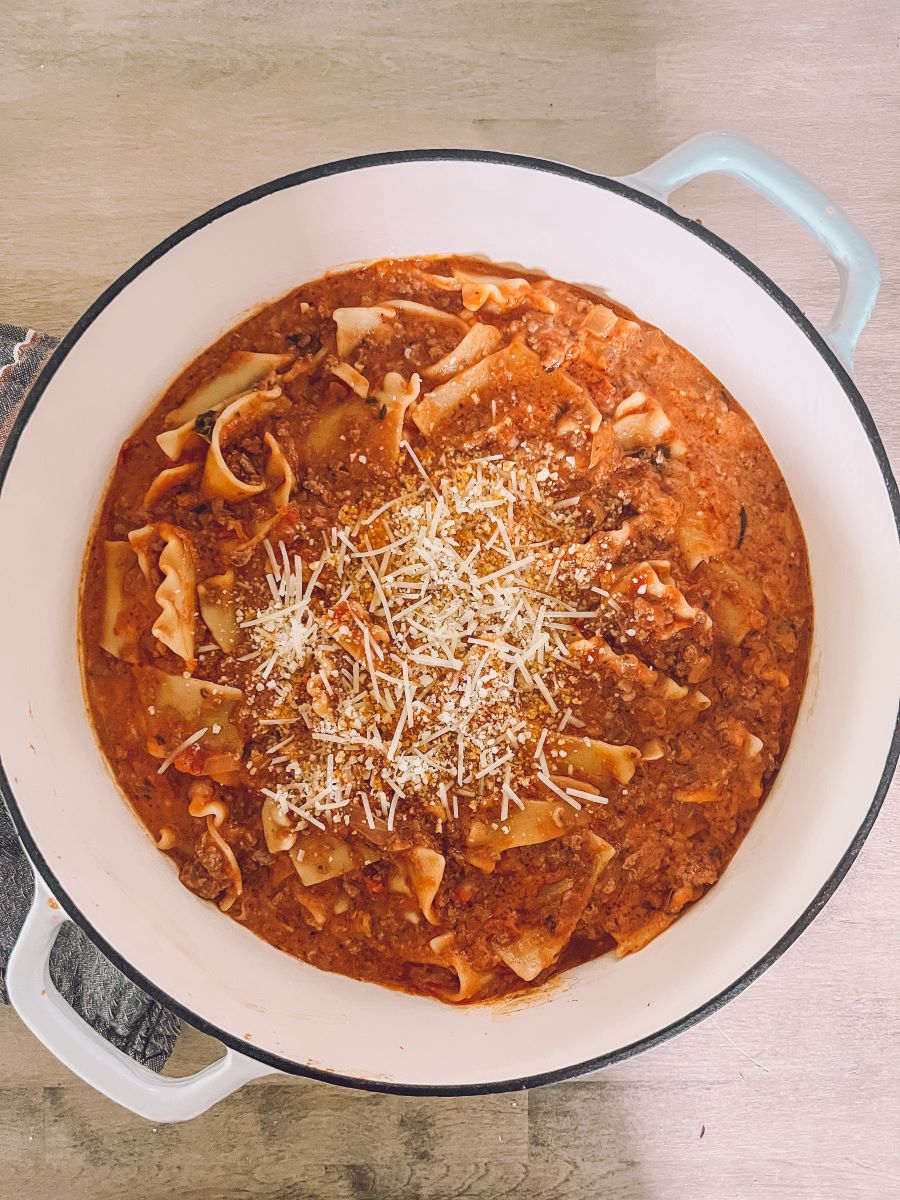 How to Make One-Pot Lasagna Soup