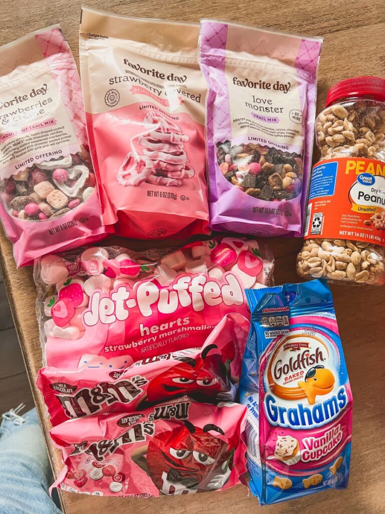 Ingredients for Valentine's Day Snack