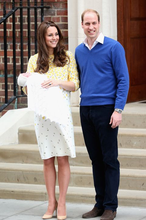 Kate Middleton and Prince William with baby 