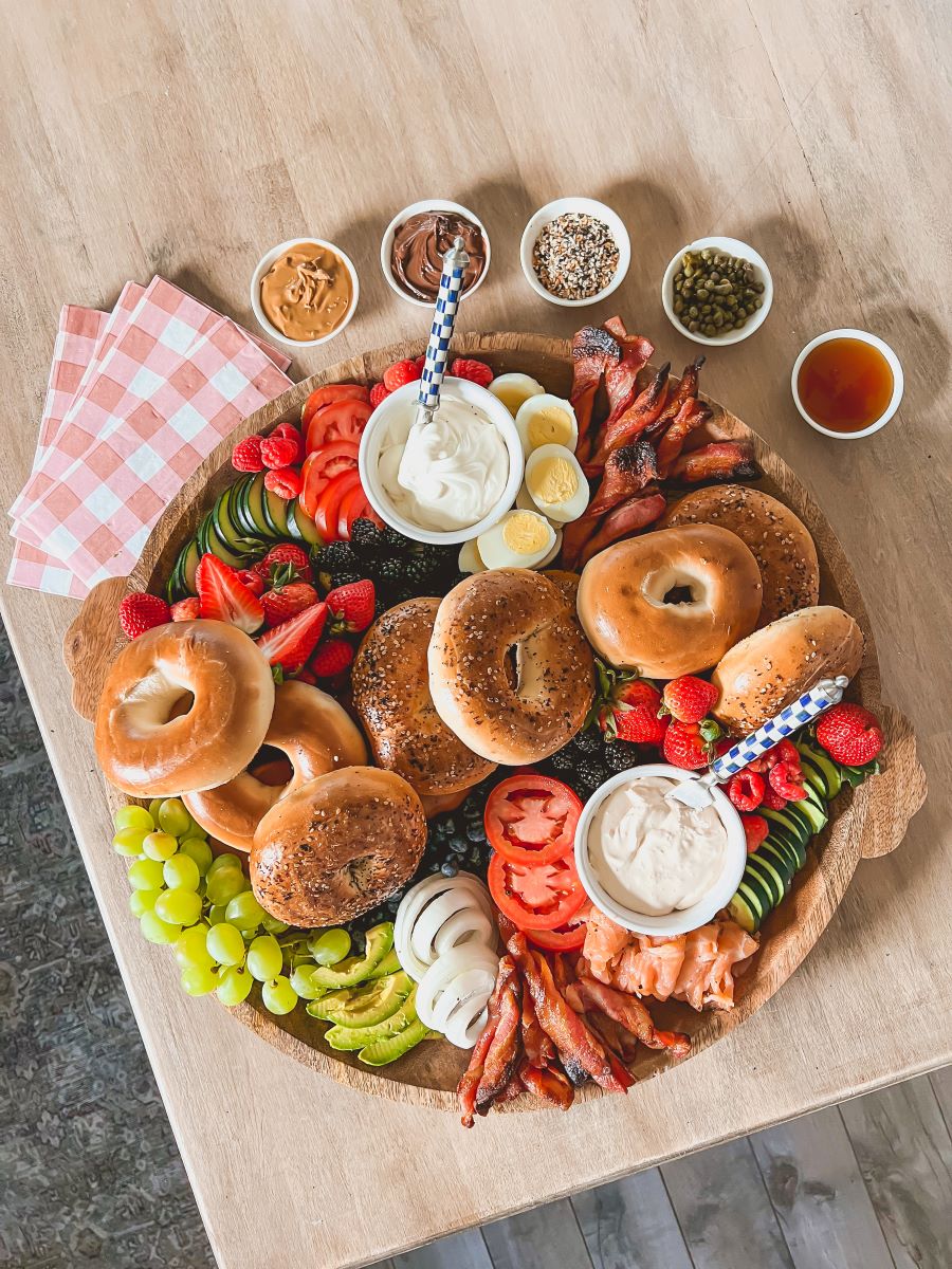 My Favorite Tips for Creating a Beautiful Bagel Board!