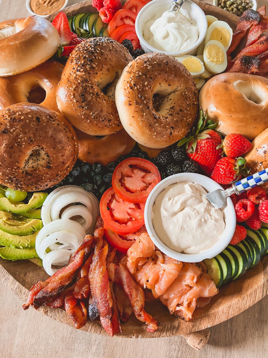My Favorite Tips for Creating a Beautiful Bagel Board!