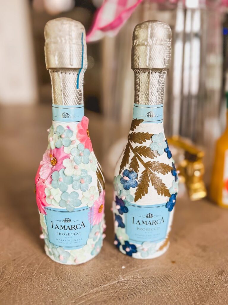 Decorated Champagne Bottle