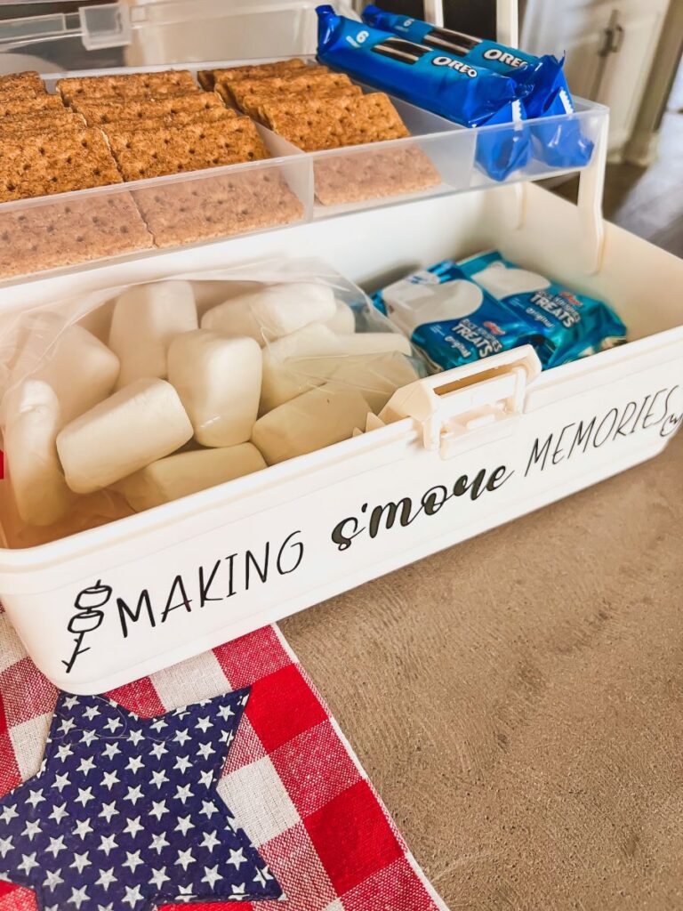 Cute "Making S'more Memories" label