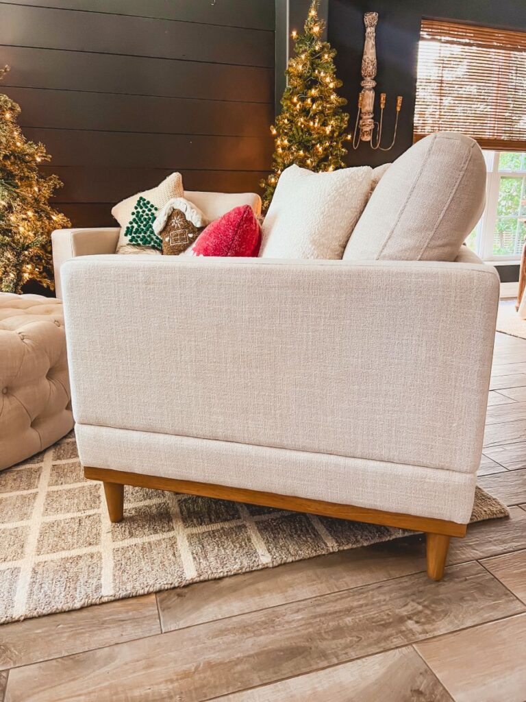 White sitting room chairs from Walmart