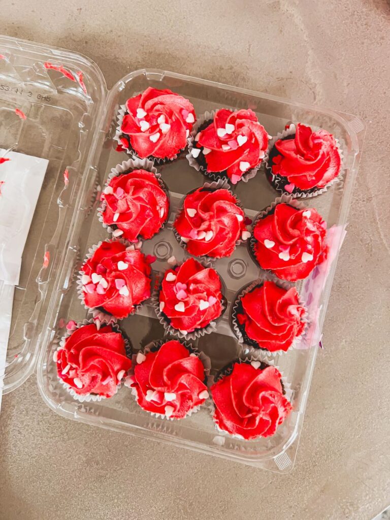 Red Mini Cupcakes from Target