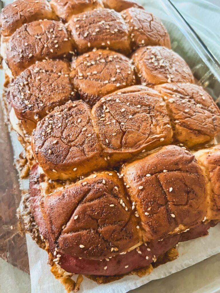 French Dip Sliders close-up