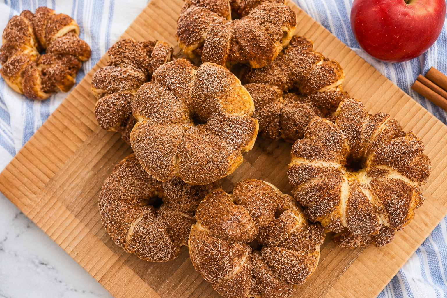 Easy Puff Pastry Apple Rings