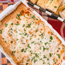 Dump-and-Bake Chicken Alfredo Casserole!-image
