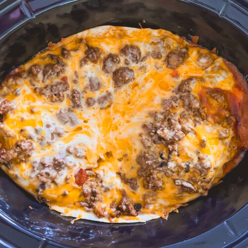 Crockpot Taco Lasagna