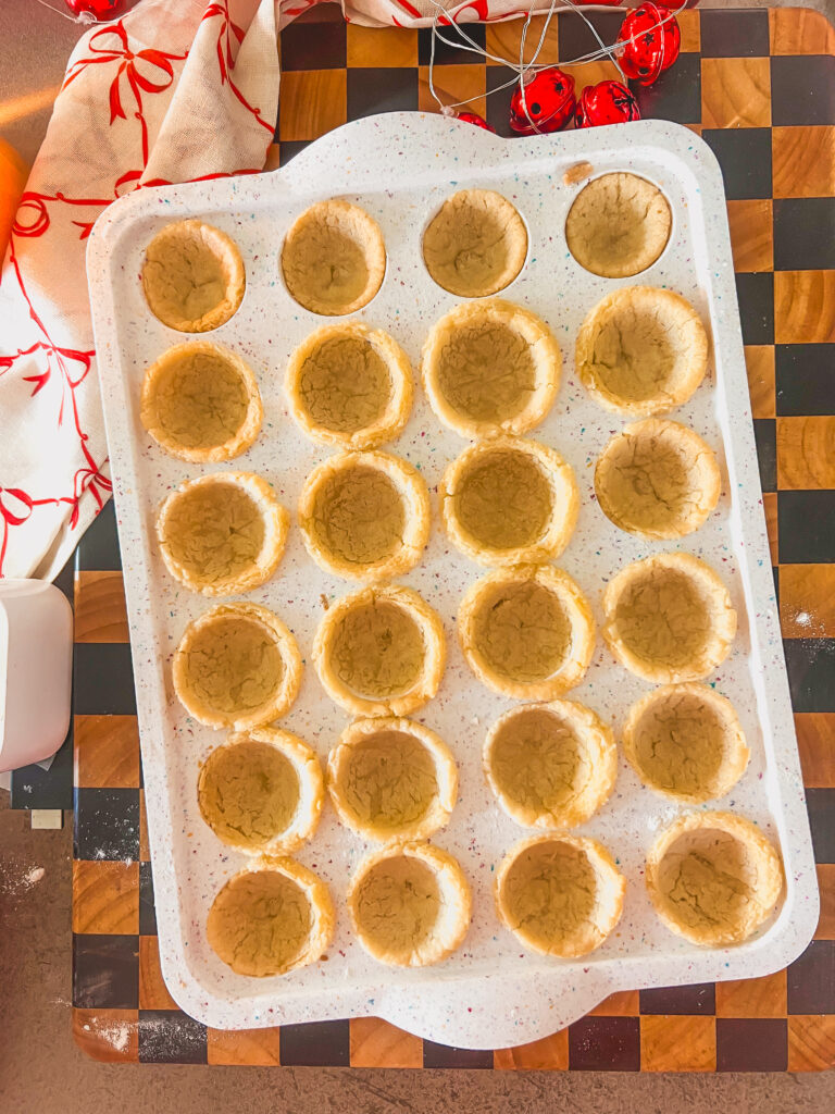 Sugar Cookies for Santa Cheesecake Cups