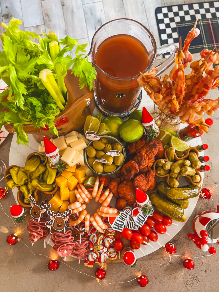 Holiday Bloody Mary Board