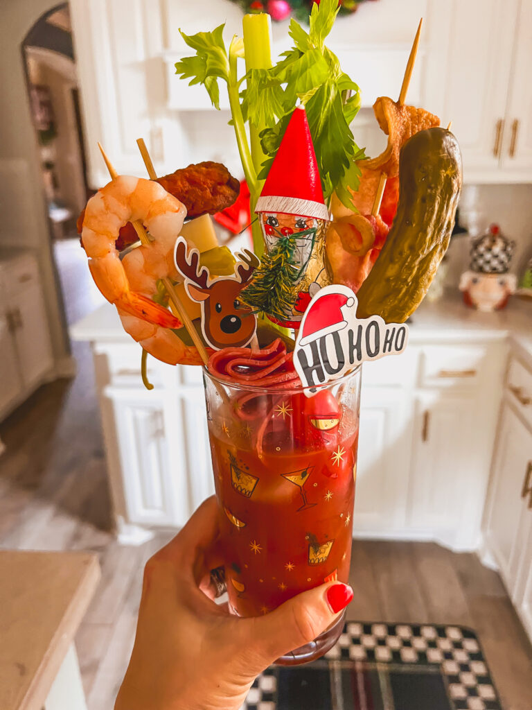 Holiday Bloody Mary cocktail