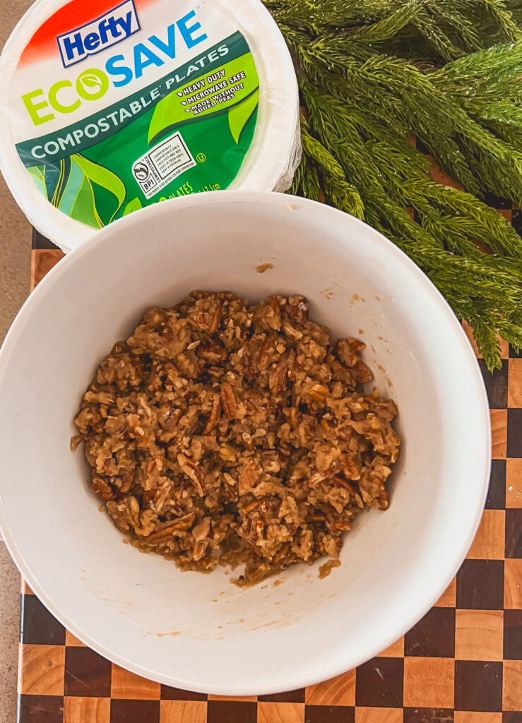 Brown sugar and pecan toppings for sweet potatoes