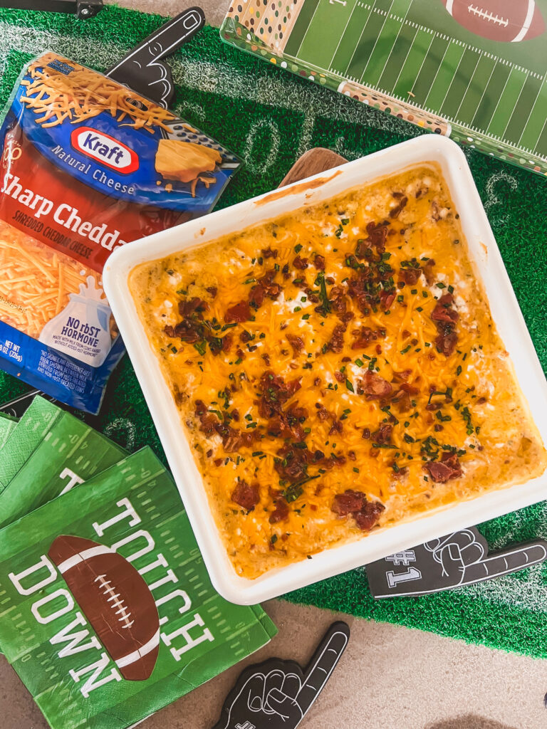 Game Day Dip with Melted Cheese