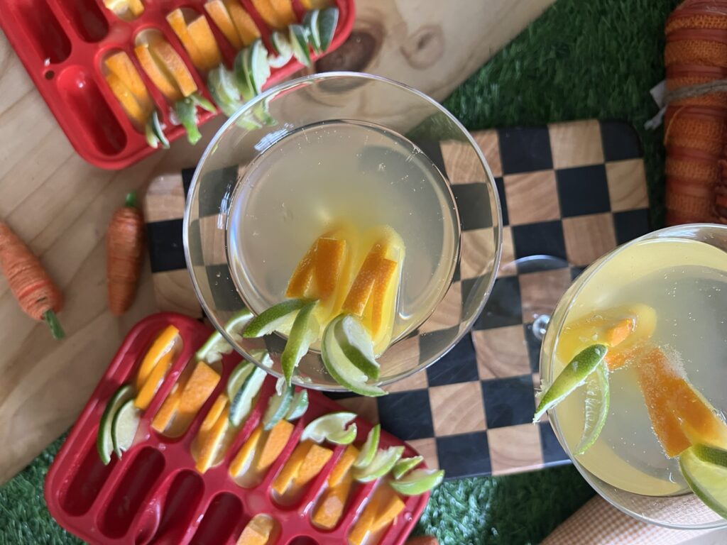 Orange and Lime Slices for Easter Mimosas