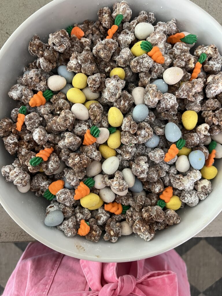 Close-up of Popcorn Puppy Chow