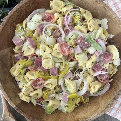 Italian Grinder Sub Tortellini Salad