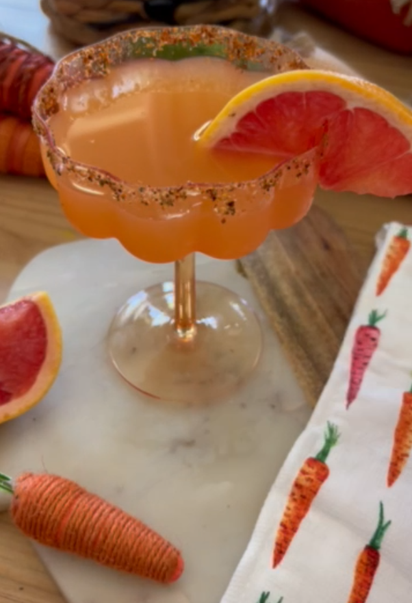 Tropical Orange Margarita for Easter