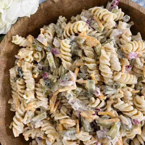 Dill Pickle Ranch Pasta Salad