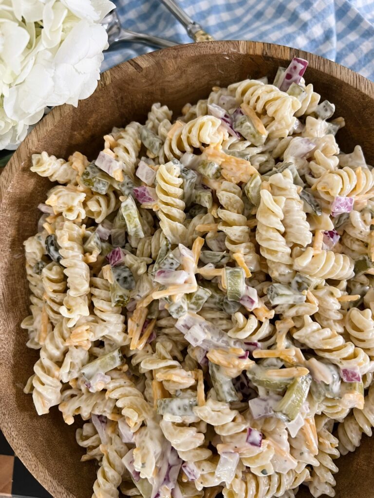 Dill Pickle Ranch Pasta Salad