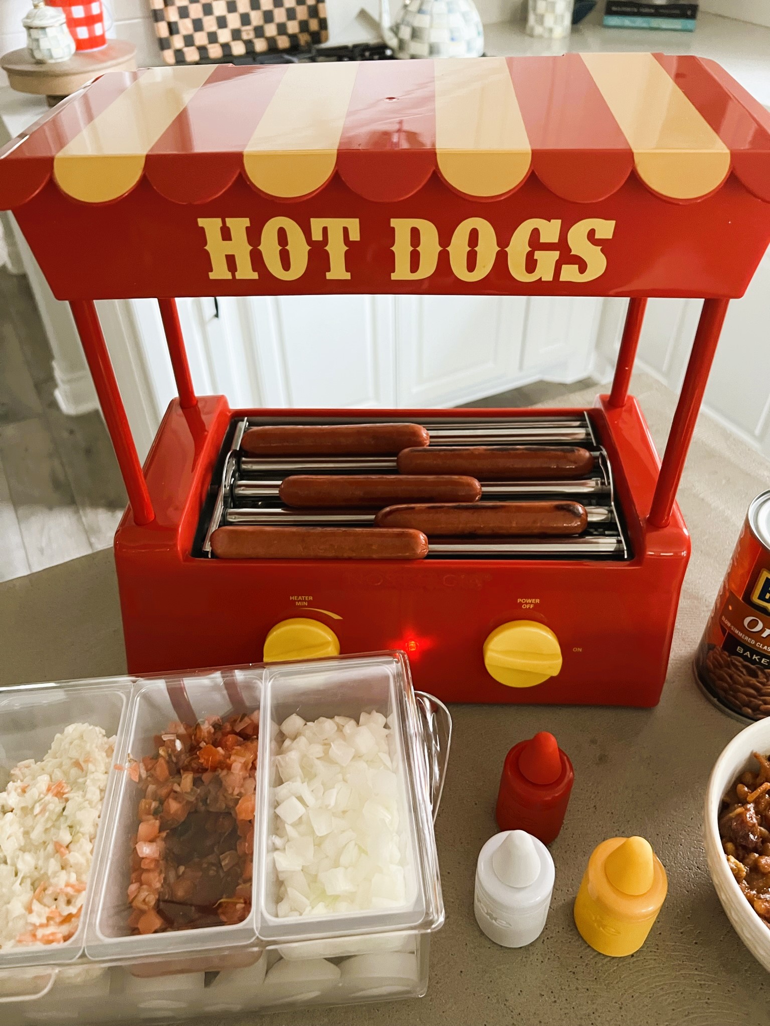 How to Make the Cutest Hot Dog Bar and Baked Beans Recipe