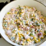 Close-up of Mexican Corn Dip