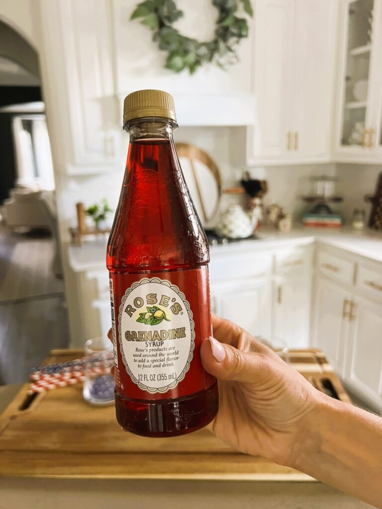 Bottle of Grenadine for Dirty Shirley Floats