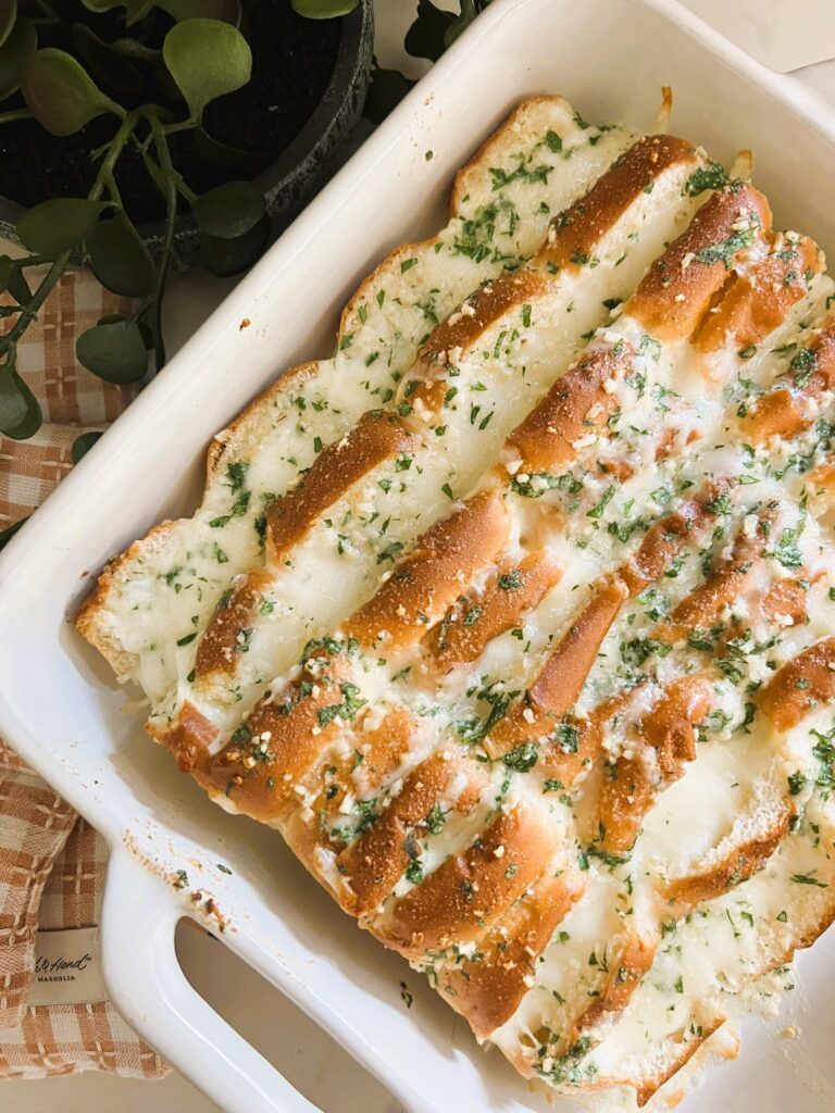 Hawaiian Roll Cheesy Garlic Bread