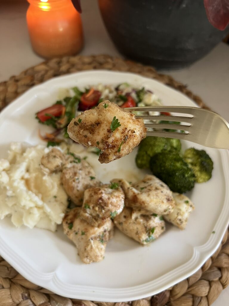 Chicken Dinner with potatoes and veggies