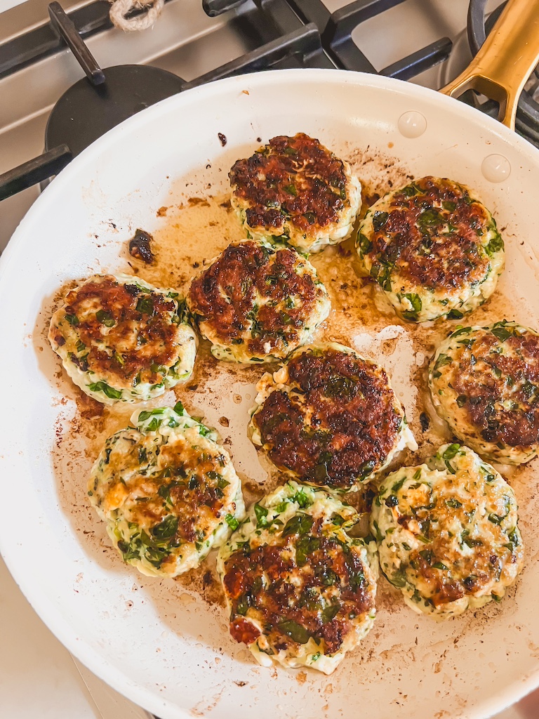 burgers on skillet for an easy weeknight meal