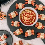 halloween party food platter for kids