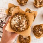 easy pumpkin cheesecake muffin with spice box mix