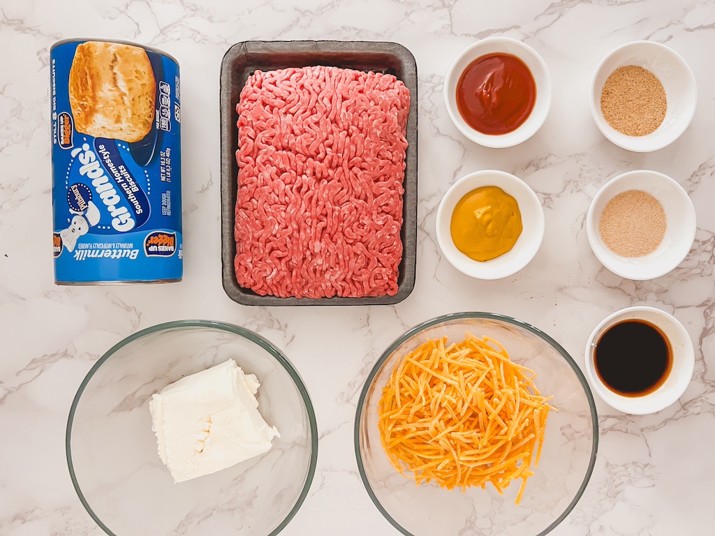 cheeseburger bombs for kids ingredients