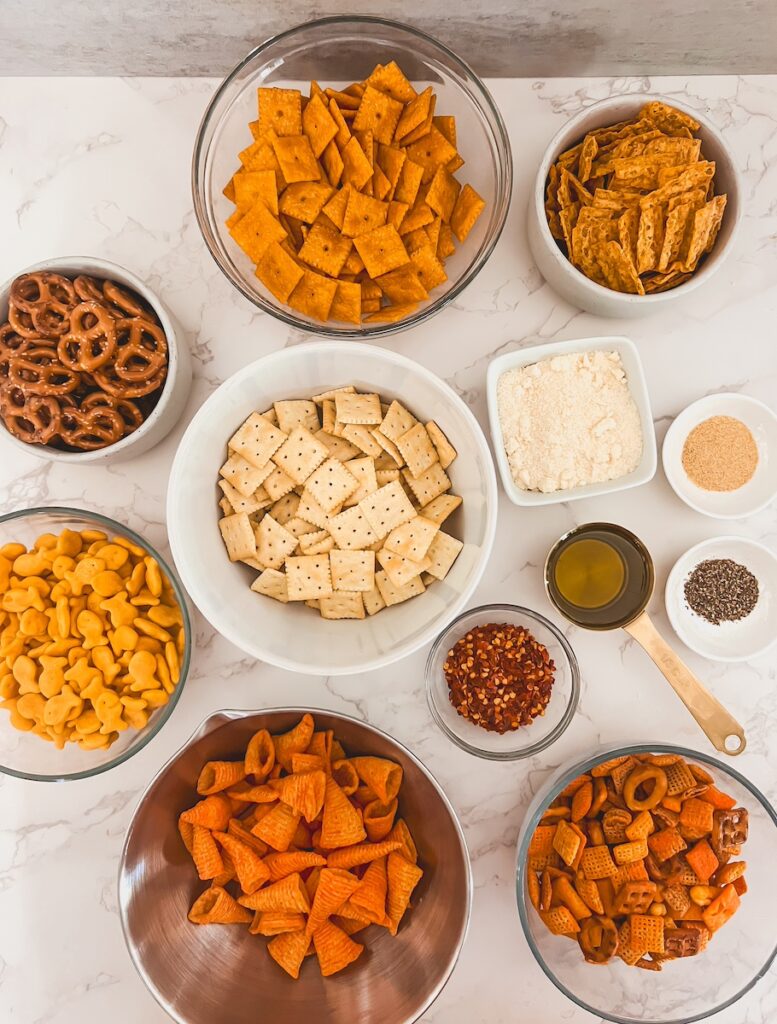 ingredients of million dollar snack mix