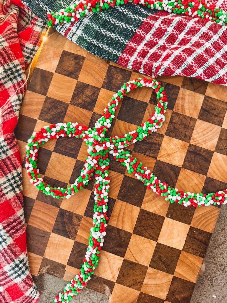 nerds rope christmas bow