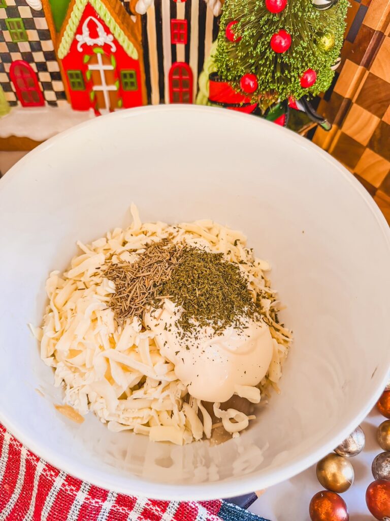 all ingredients in a white bowl