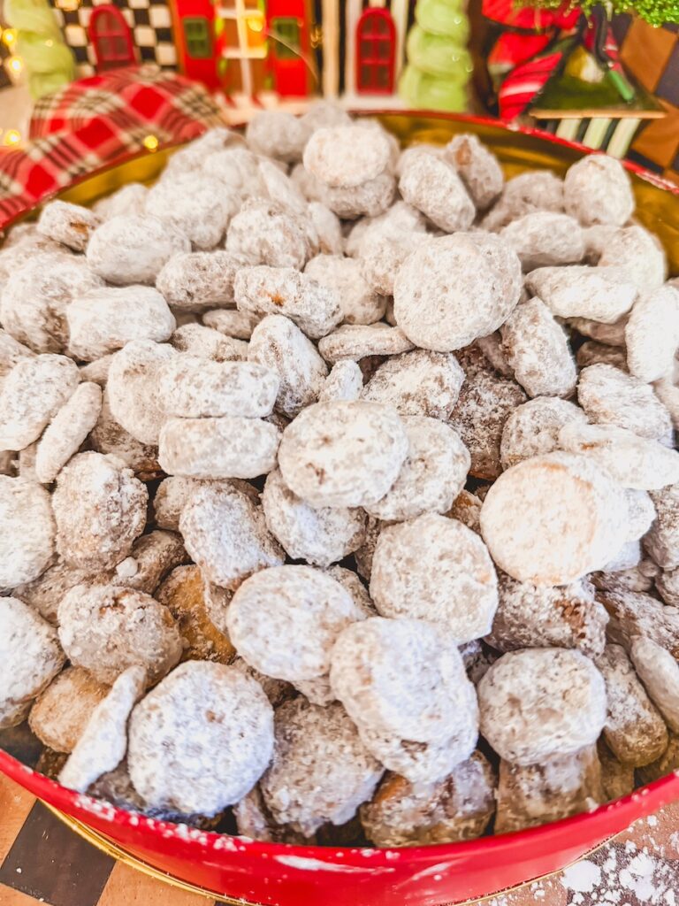 close up of ritz bits puppy chow