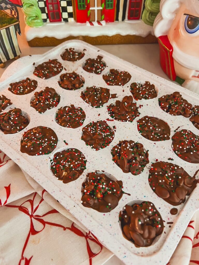 crockpot christmas candy with sprinkles