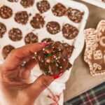 crockpot christmas candy with a mini muffin mold