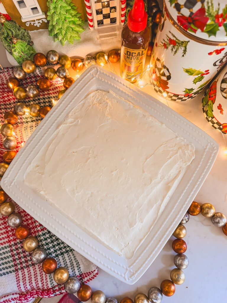 cream cheese base layer