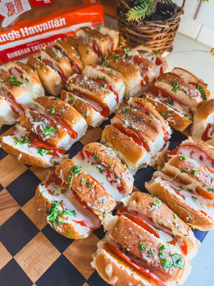 pull apart pepperoni pizza rolls game day food