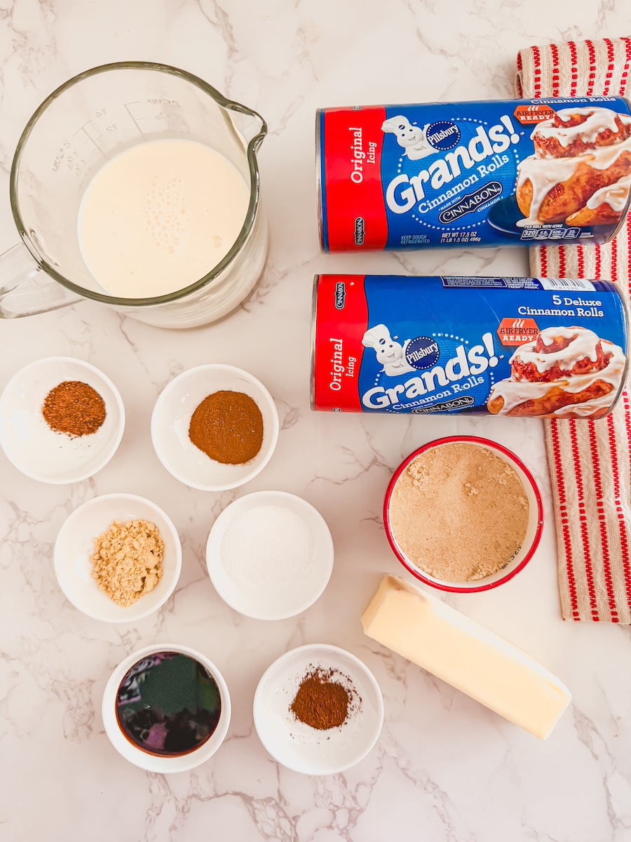 gingerbread cinnamon roll ingredients