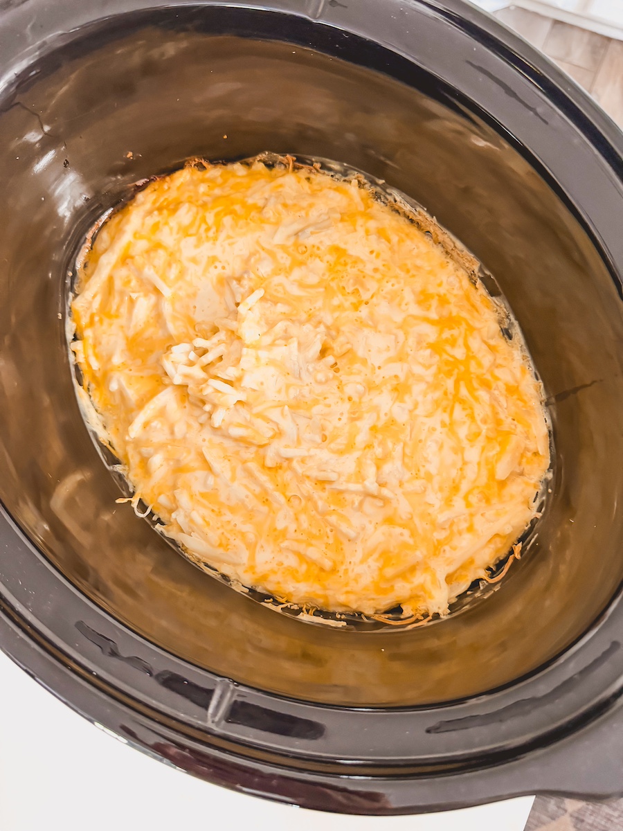 Slow Cooker Cheesy Potatoes