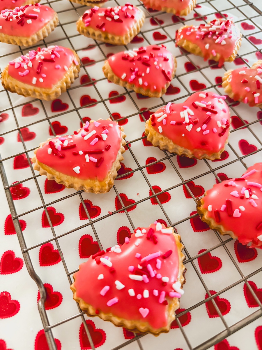 Strawberry Pop Tarts (Valentine’s Day Heart Cookies)
